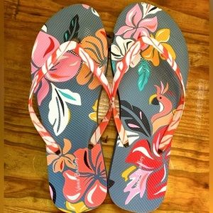 Vera Bradley Coastal Paradise Flip Flops